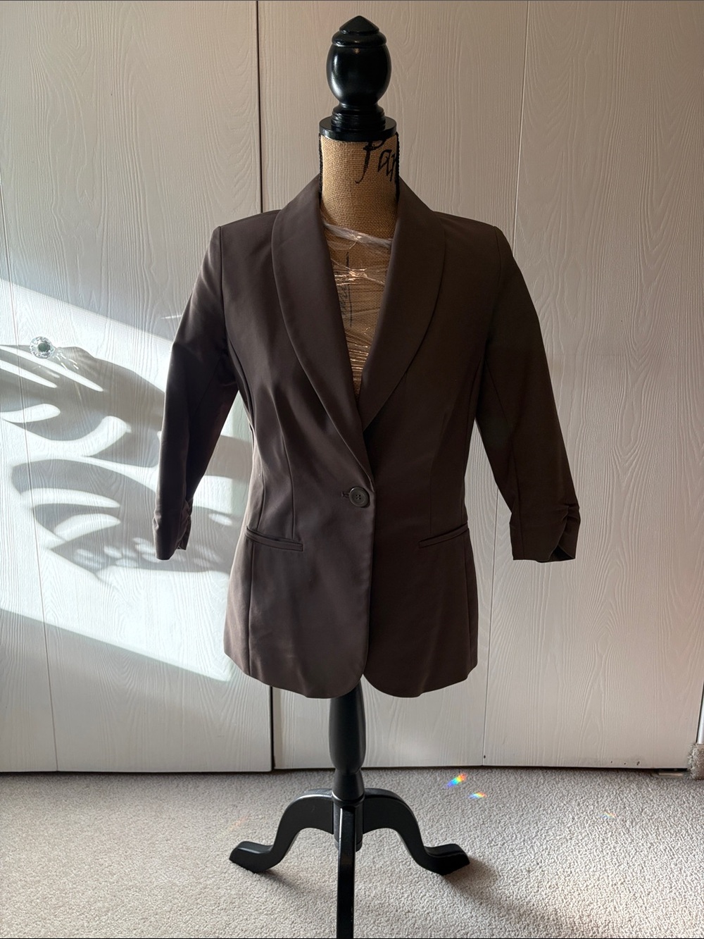 Ricki's Olive/Brown Women's Blazer - Single Button